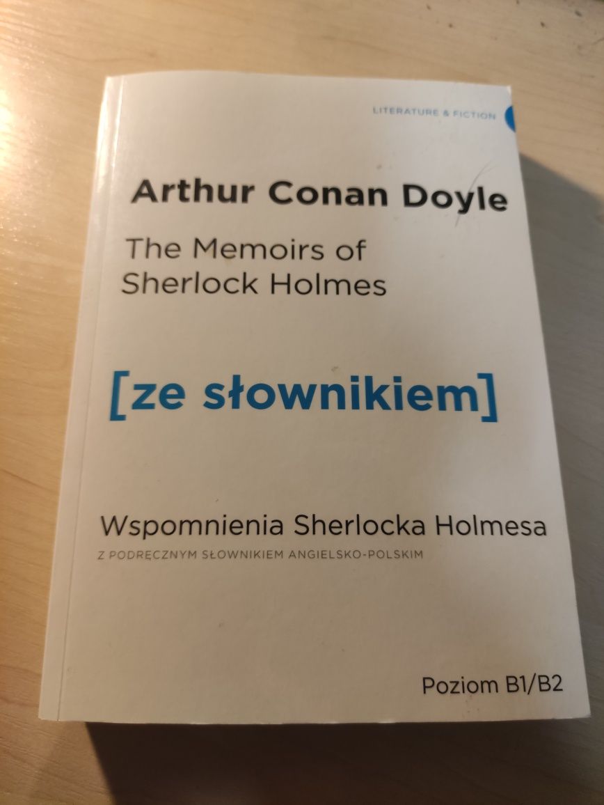 Wspomnienia Sherlocka Holmesa po angielsku ze słownikiem poziom B1/B2