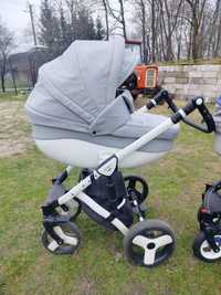 Wózek Baby merc szary 3w1