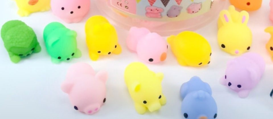 10 x MOCHI SQUISHY FIDGET gniotek GNIOTKI pop it moczi kolorowe mix pr