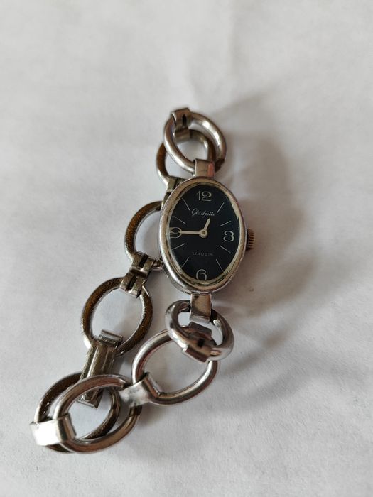 Damski zegarek na bransolecie Glashutte