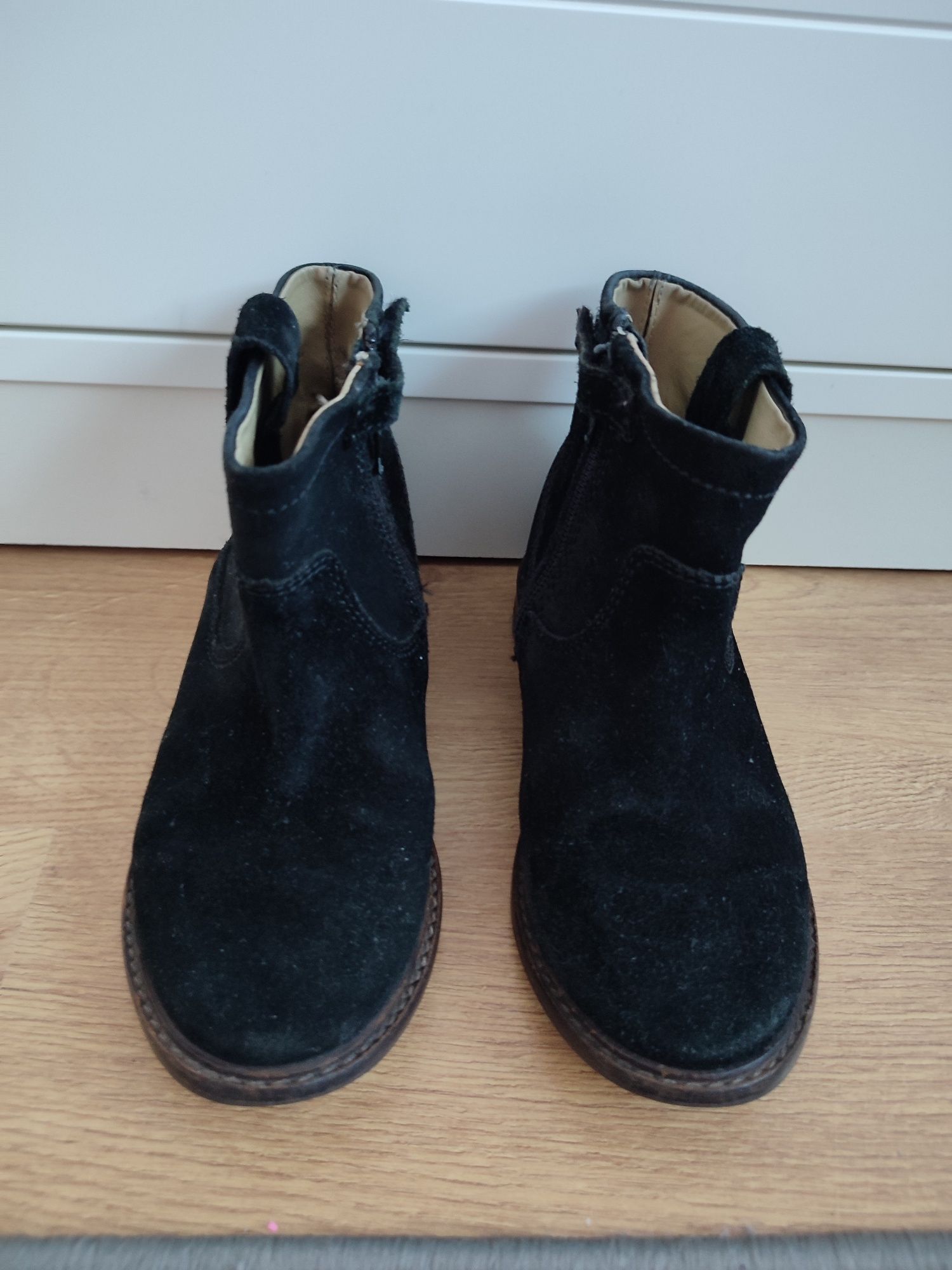 Botki dziewczęce zamszowe H&M r. 30 wiosenne