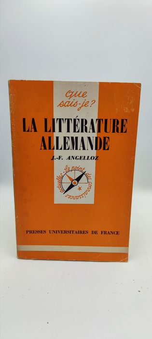 Livro - Ref: CxB - J. F. Angelloz -  La Littérature Allemande