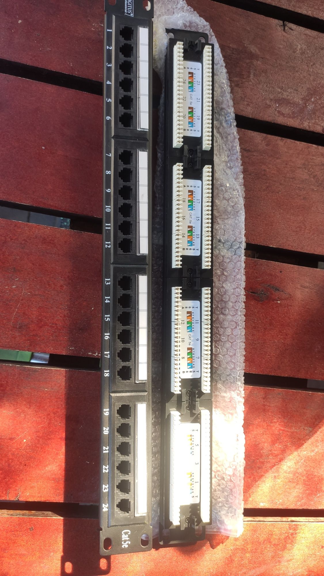 2 nowe patch panele do szaf rack digitus