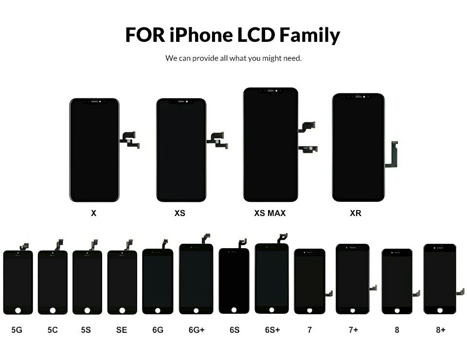 Екран Iphone 6s ОПТ Black/Модуль/ОПТ/LCD