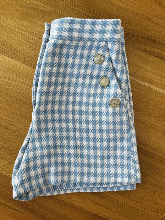 Damskie spodenki w pepitkę Zara XS