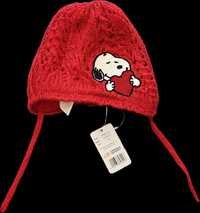 Nowa oryginalna czapka Snoopy ASIA9612NF czerwona