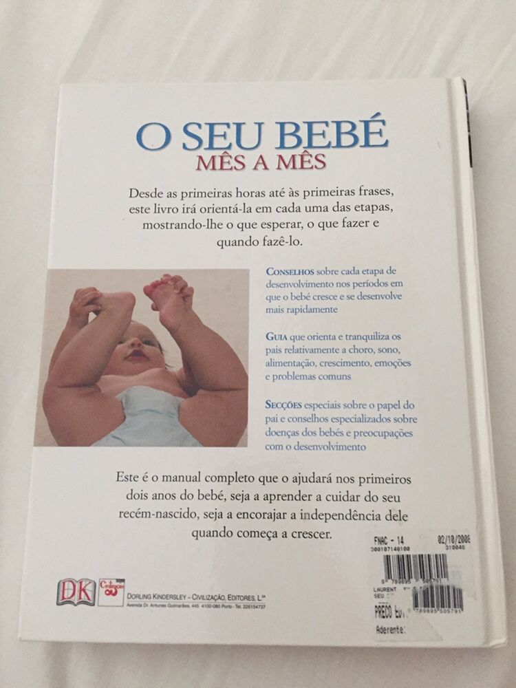 Conj livros Agenda Grávida; Guia Gravidez; Bebé mês a mês