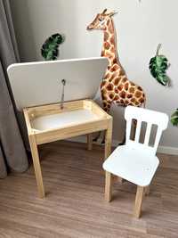 Дитячий столик та стільчик стіл і стільчик з нішею пеналом дитячі мебл