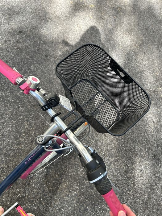 Bicicleta BTWIN original 500 azul e rosa semi nova