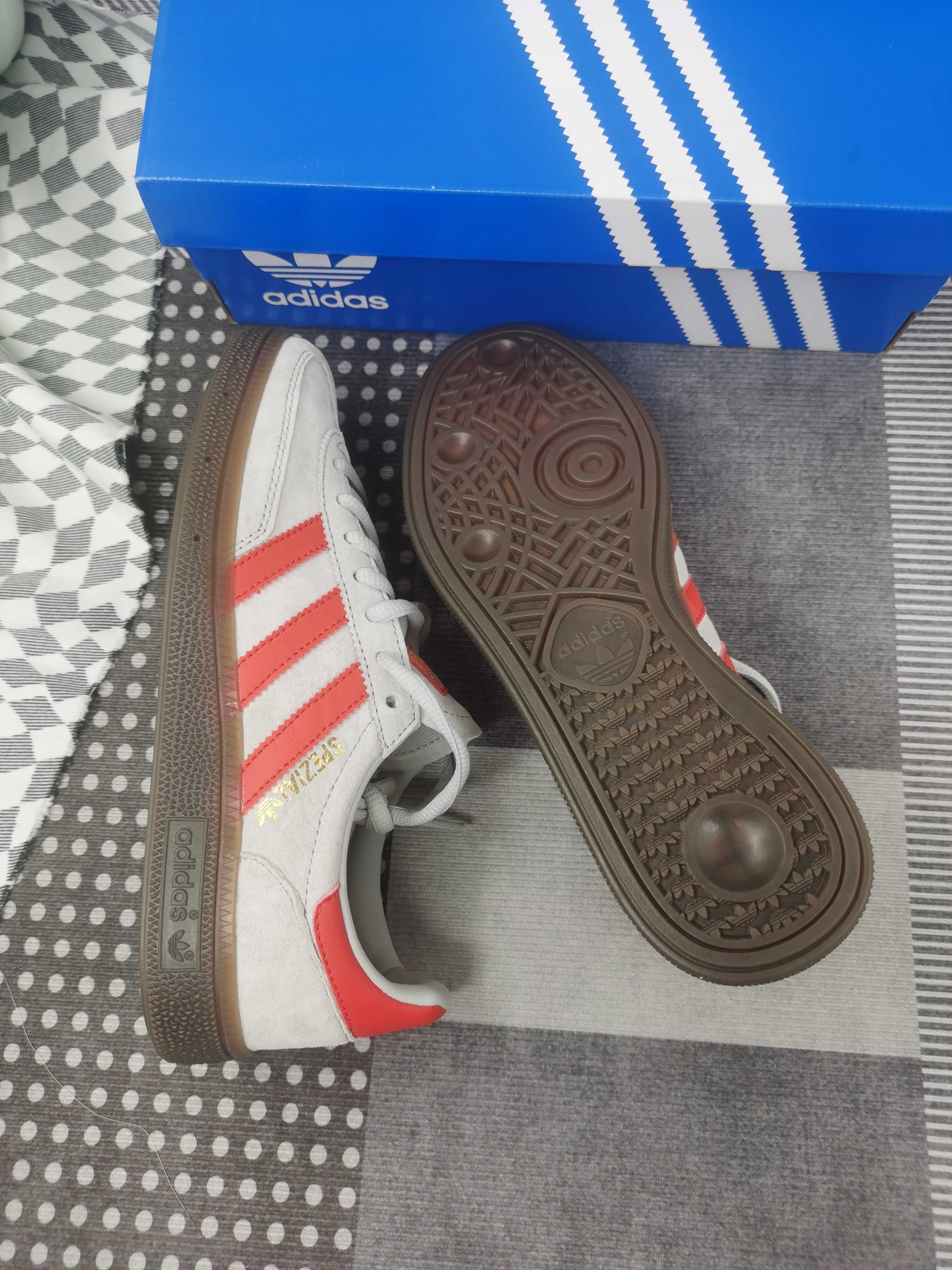 adidas handballl spezial grey/red  37