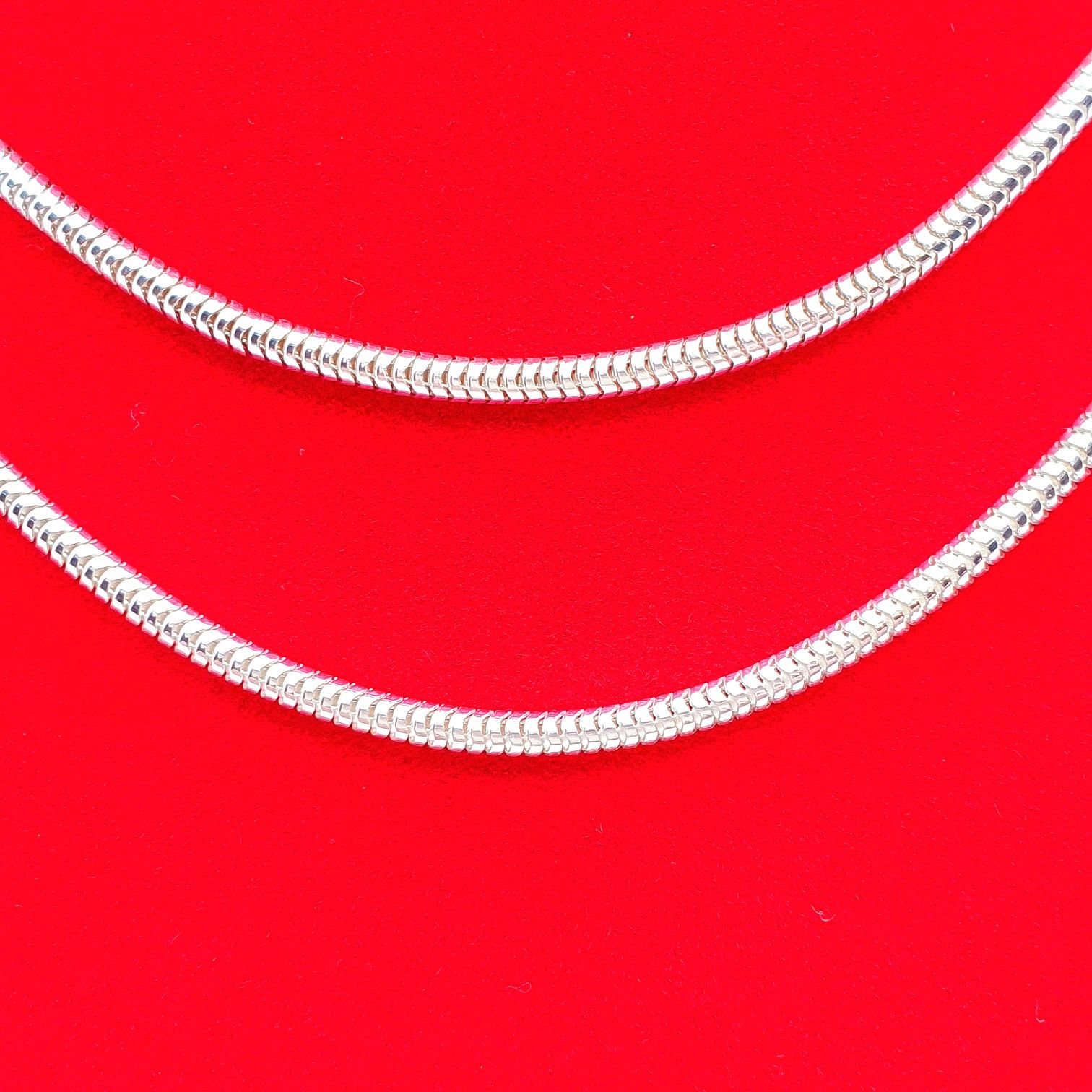 Łańcuszek srebrny p.925 50cm/3,5g żyłka linka okrągła