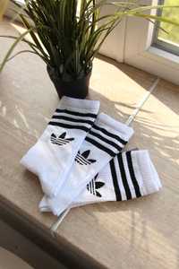 Високі шкарпетки Adidas | Носки Адідас білі