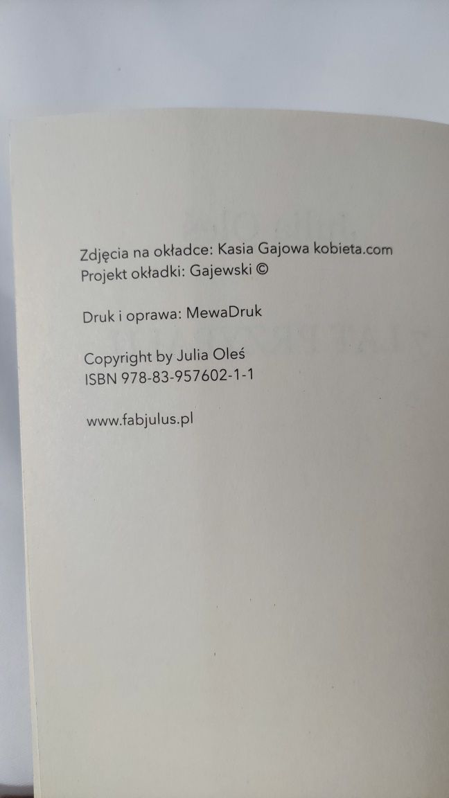 Książka Julia Oleś 7 lat przypału