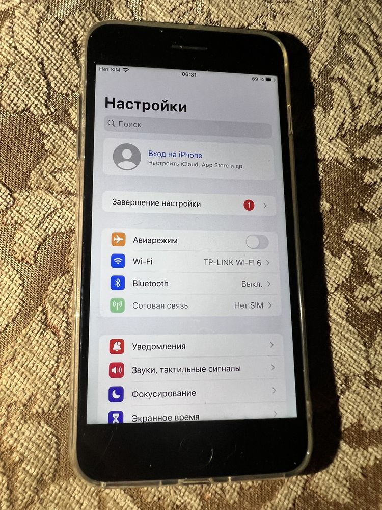 iPhone 7+ 32 black в хорошем состоянии 98% АКБ