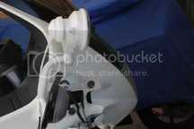 Honda ST 1100 Pan European MOCOWANIE uchwyt halogeny lampy POLICE lewy