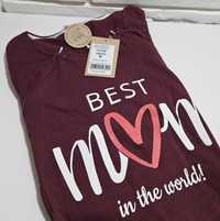 Best Mom - koszulka idealna w ciąży i do karmienia M