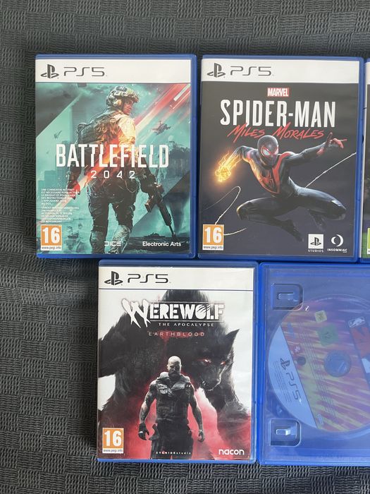 Coleção de jogos PS5