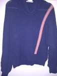 Granatowy sweter