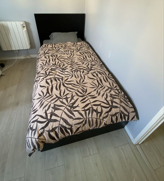 Cama IKEA Malm solteiro com estrado