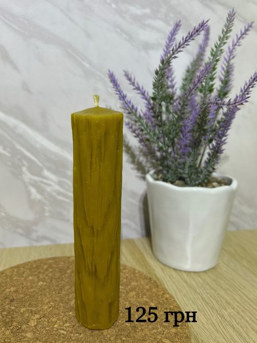 Свічки з натурального бджолиного воску