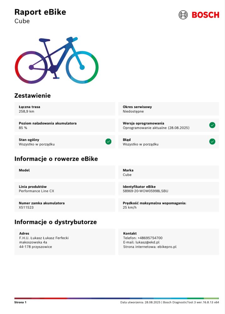 CUBE (M) STEREO HYBRID 140 HPC ACTIONTEAM 750Wh, 250KM 27,5" [nr.338]