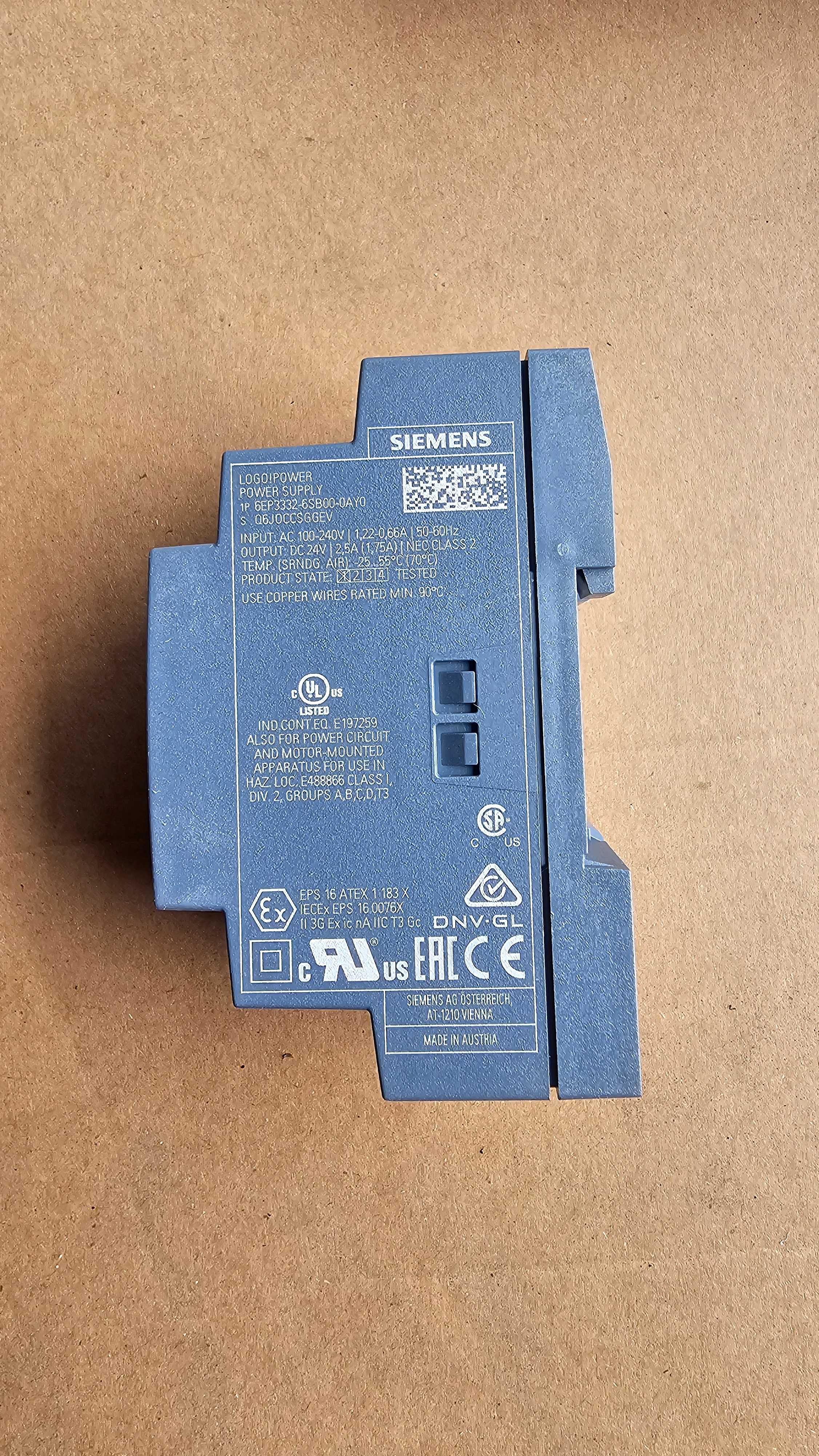 Siemens6EP3332Siemens6EP1332zasilaczDCLNL1012traAC220V-24V2,05A-16,7A