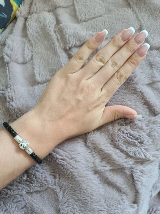 Pulseira Preta Swarovski Original