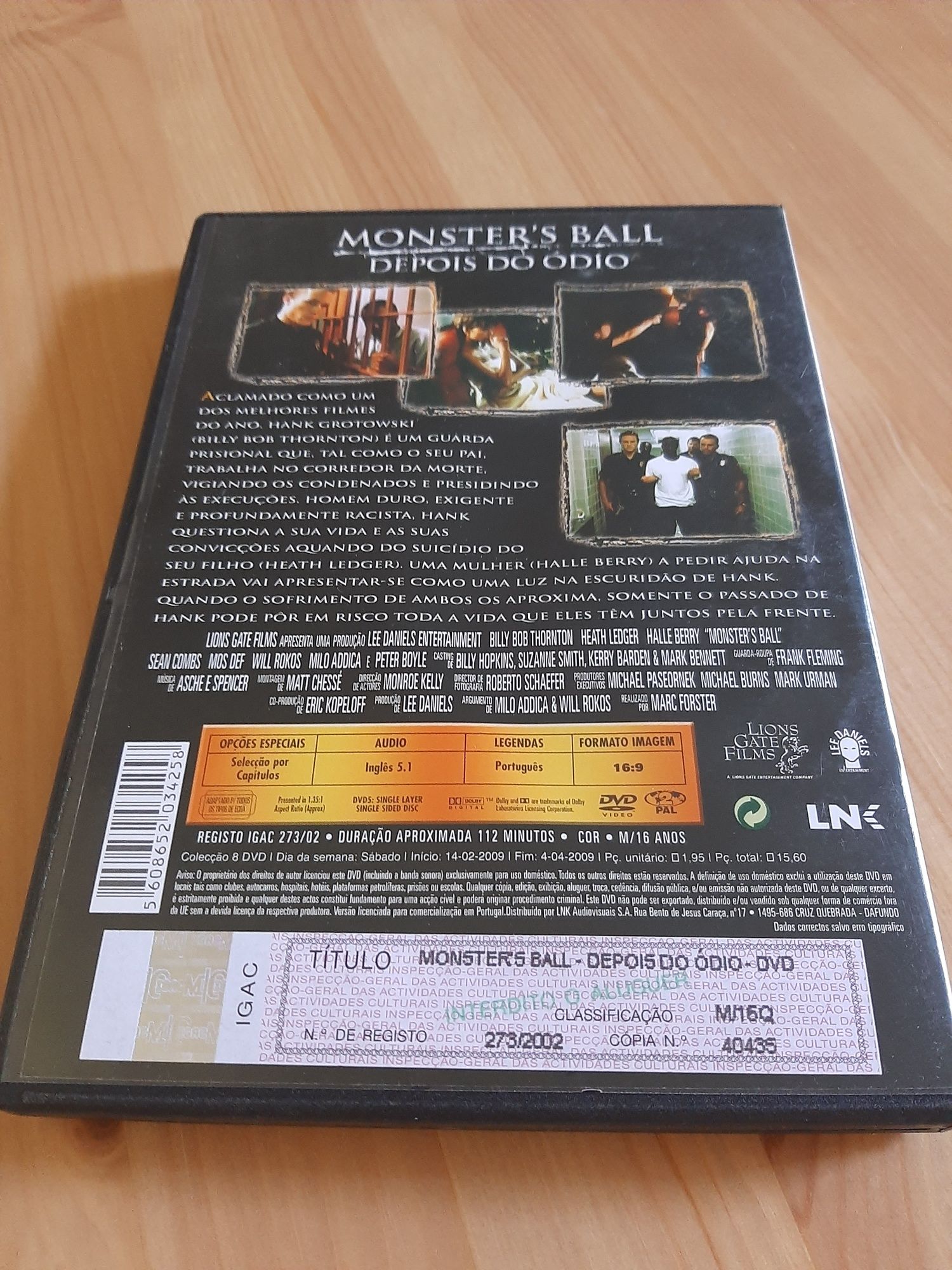 DVD Monster's Ball - Depois do Ódio