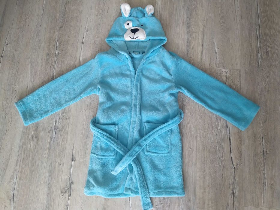 Szlafrok dziecięcy MISIEK r. 122/128 7-8 lat