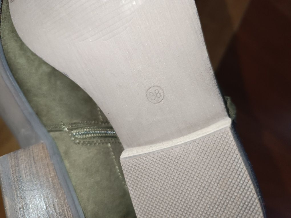 Botas verde escuro