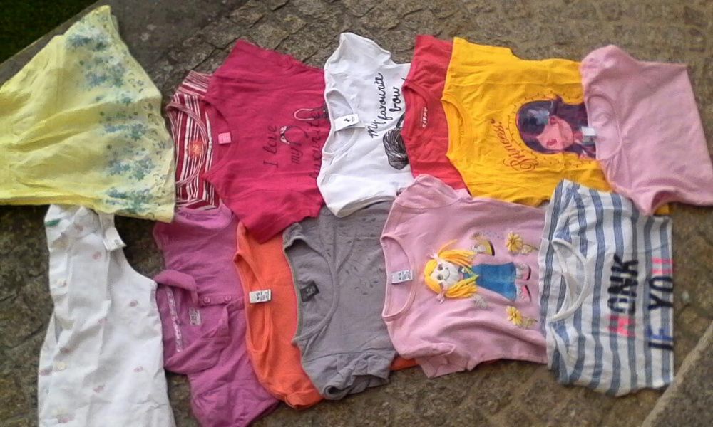 T- shirts , camisolas manga curta, comprida, casacos