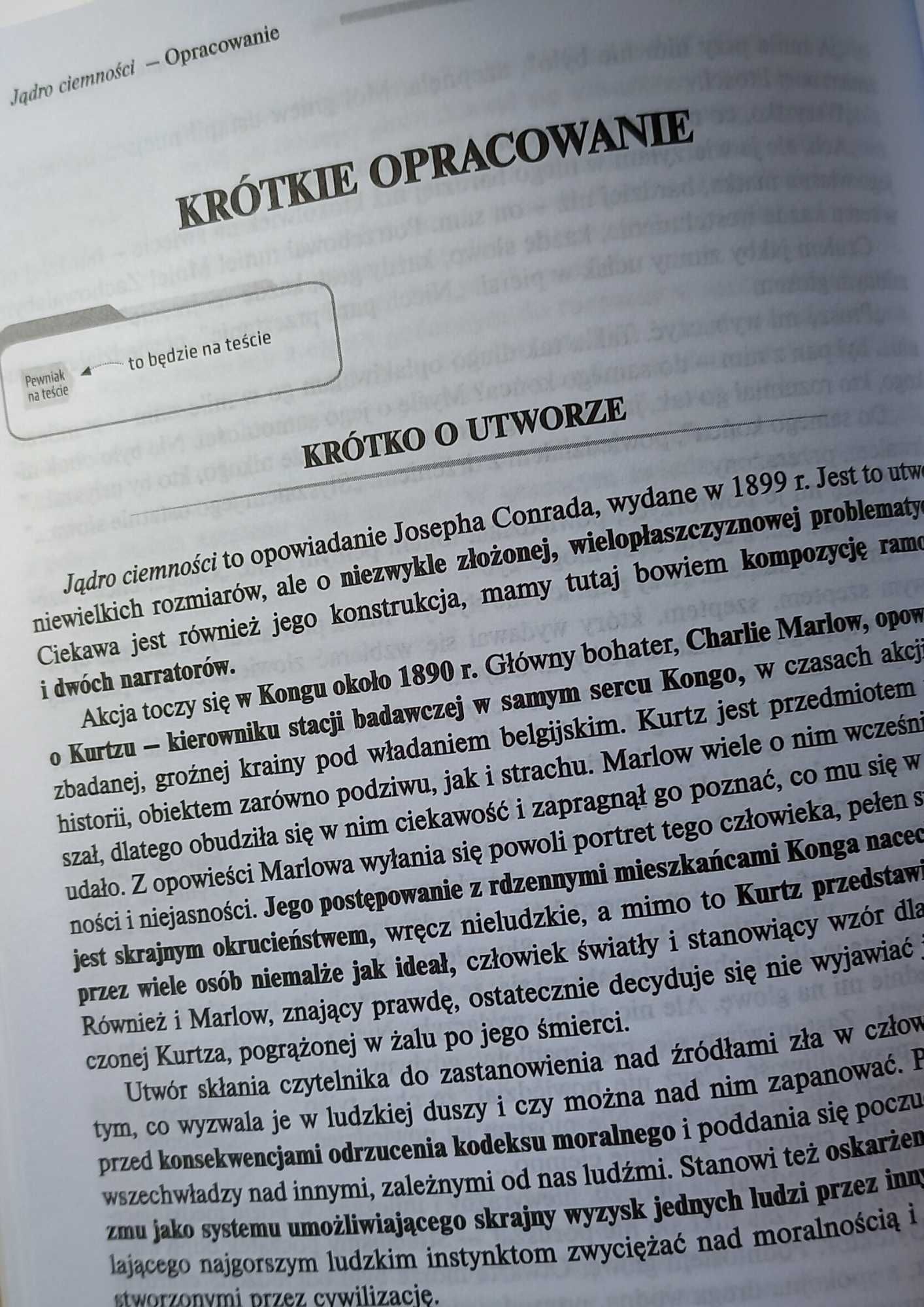 Książka "Jądro ciemności" - Joseph Conrad
