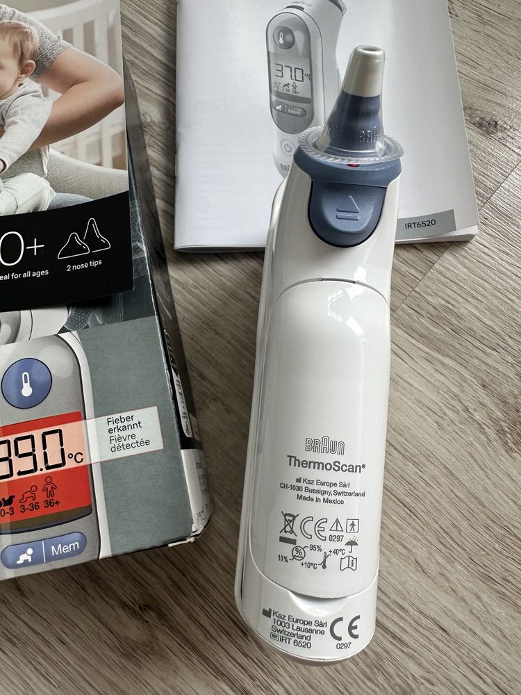 Braun termometr do ucha