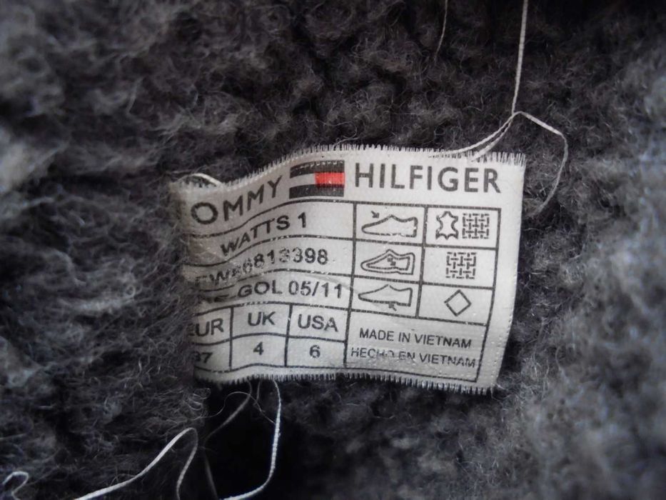 TOMMY HILFIGER kozaki ocieplane roz 36-37