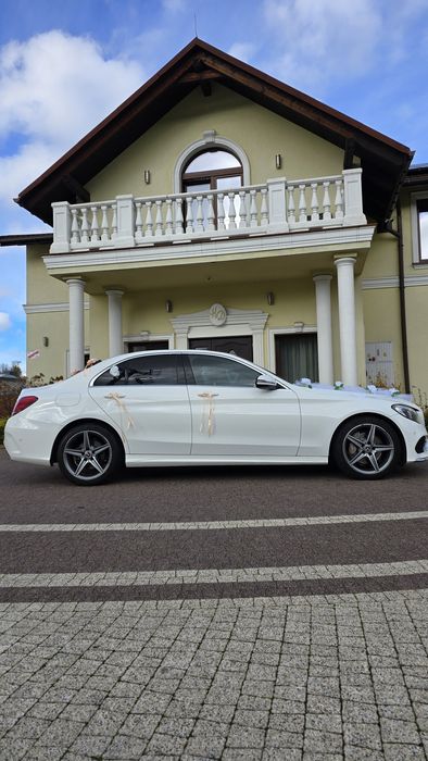 Biały Mercedes do ślubu 350 zł