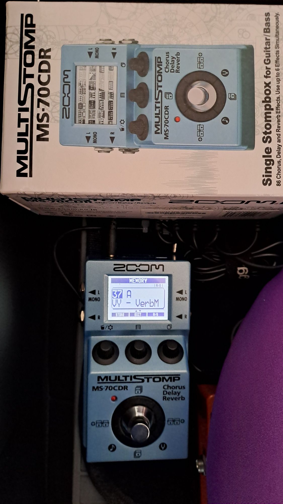 Zoom MS-70 CDR (multiefeitos em formato de pedal)