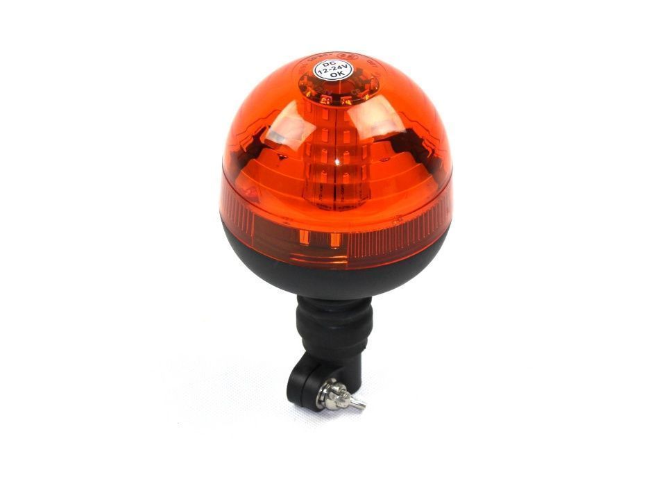 Lampa ostrzegawcza LED kogut na elastyczny trzpień 12/24V