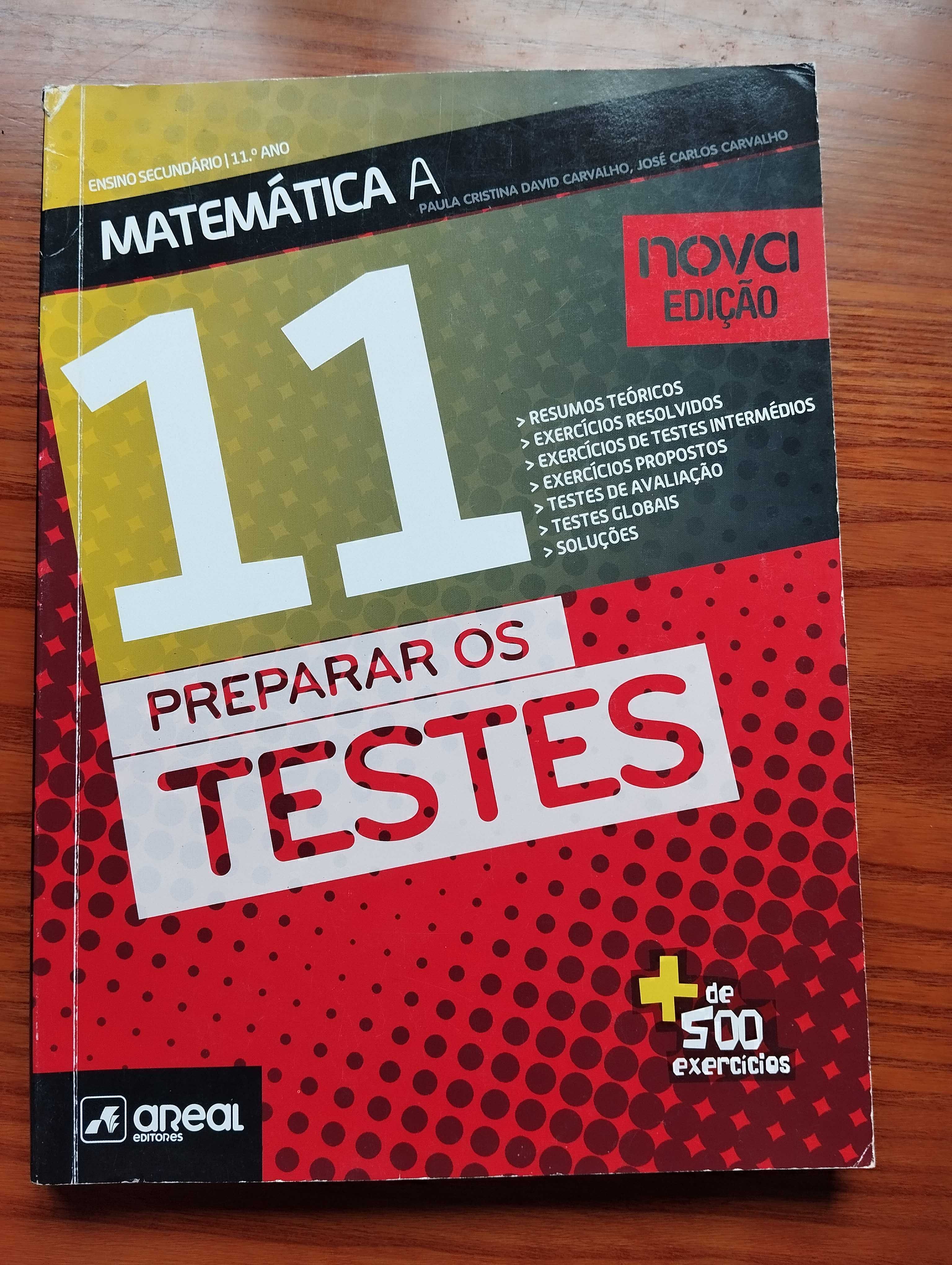 Livros Preparar os Testes Matemática A 11 + Biologia e Geologia 10