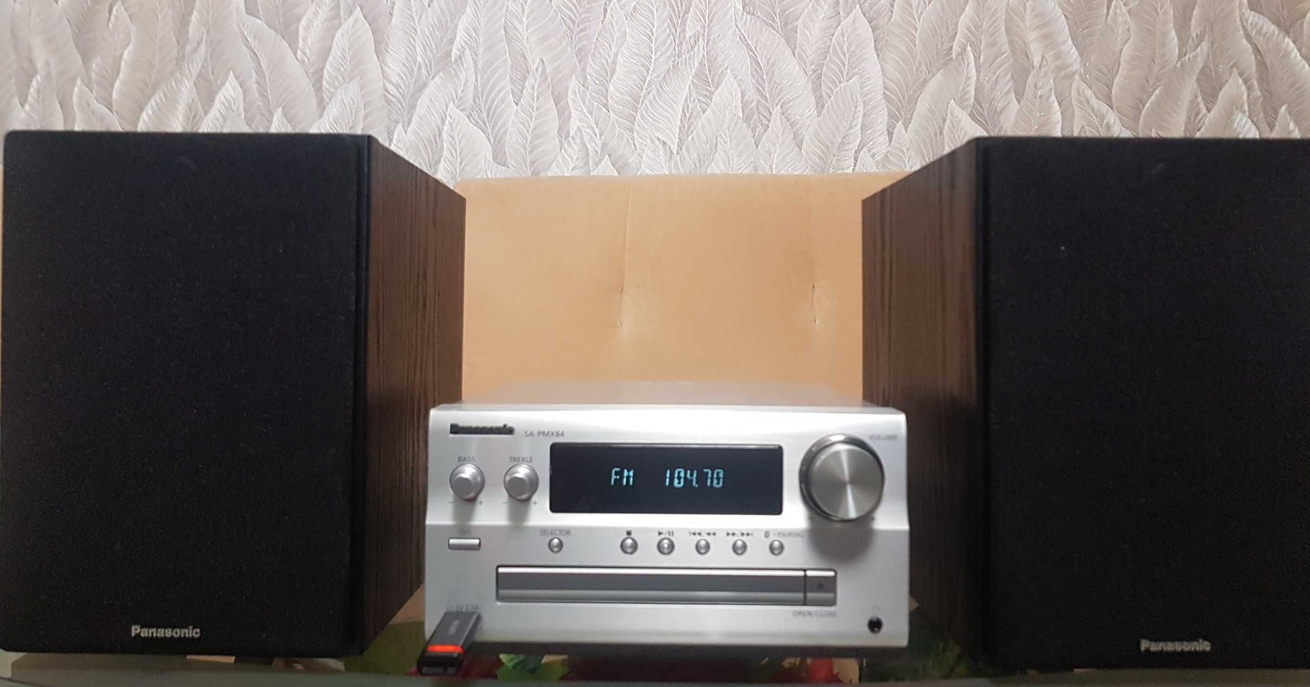 Музыкальный центр Panasonic SA-PMX84 /BT,FLAC,DAB/ made in Malaysia