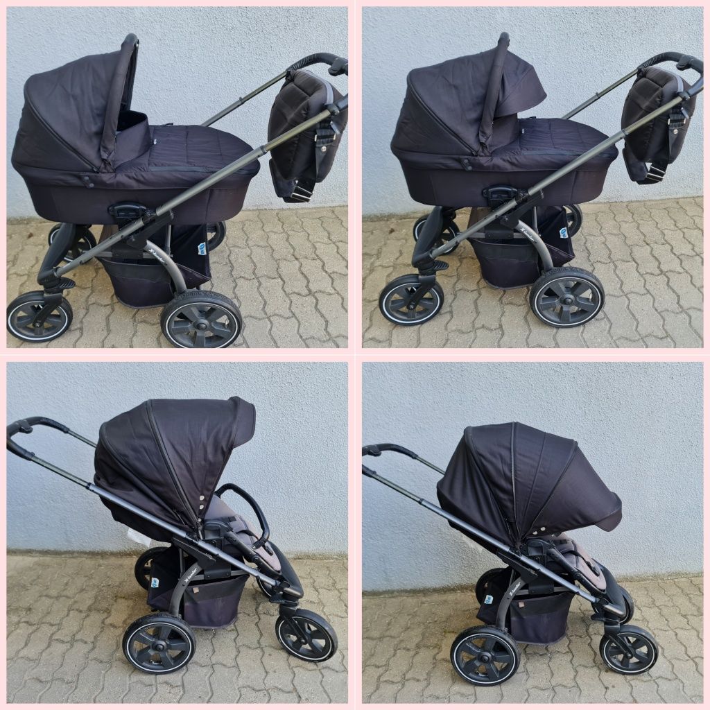 Wózek x-lander x-move z gondolą x-pram 2w1 wkładki i dodatki