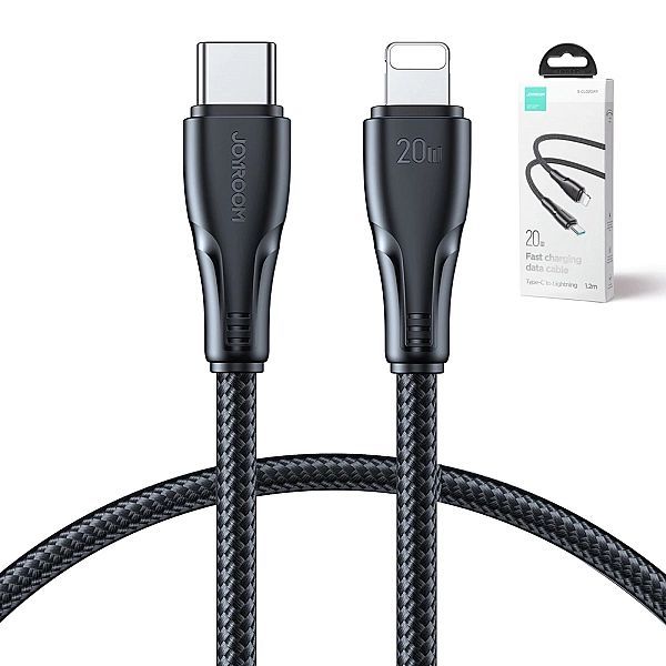 Kabel Joyroom S-cl020a11 Lightning - Usb-c 20w 480Mb/s 1,2m - czarny