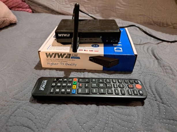 Dekoder WIWA  DVB-T2/HEVC/+ karta sieciowa usb wifi + kabel HDMI