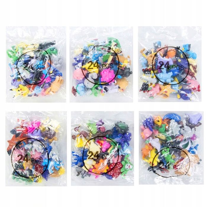 Figurki Pokemon Zestaw 48 Sztuk Pokemon Go