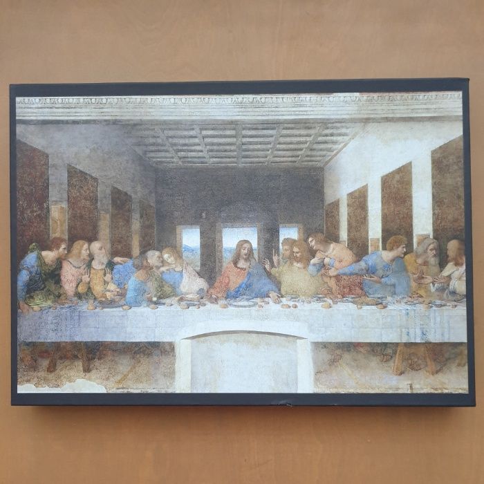 Ostatnia wieczerza Leonarda da Vinci w srebrze