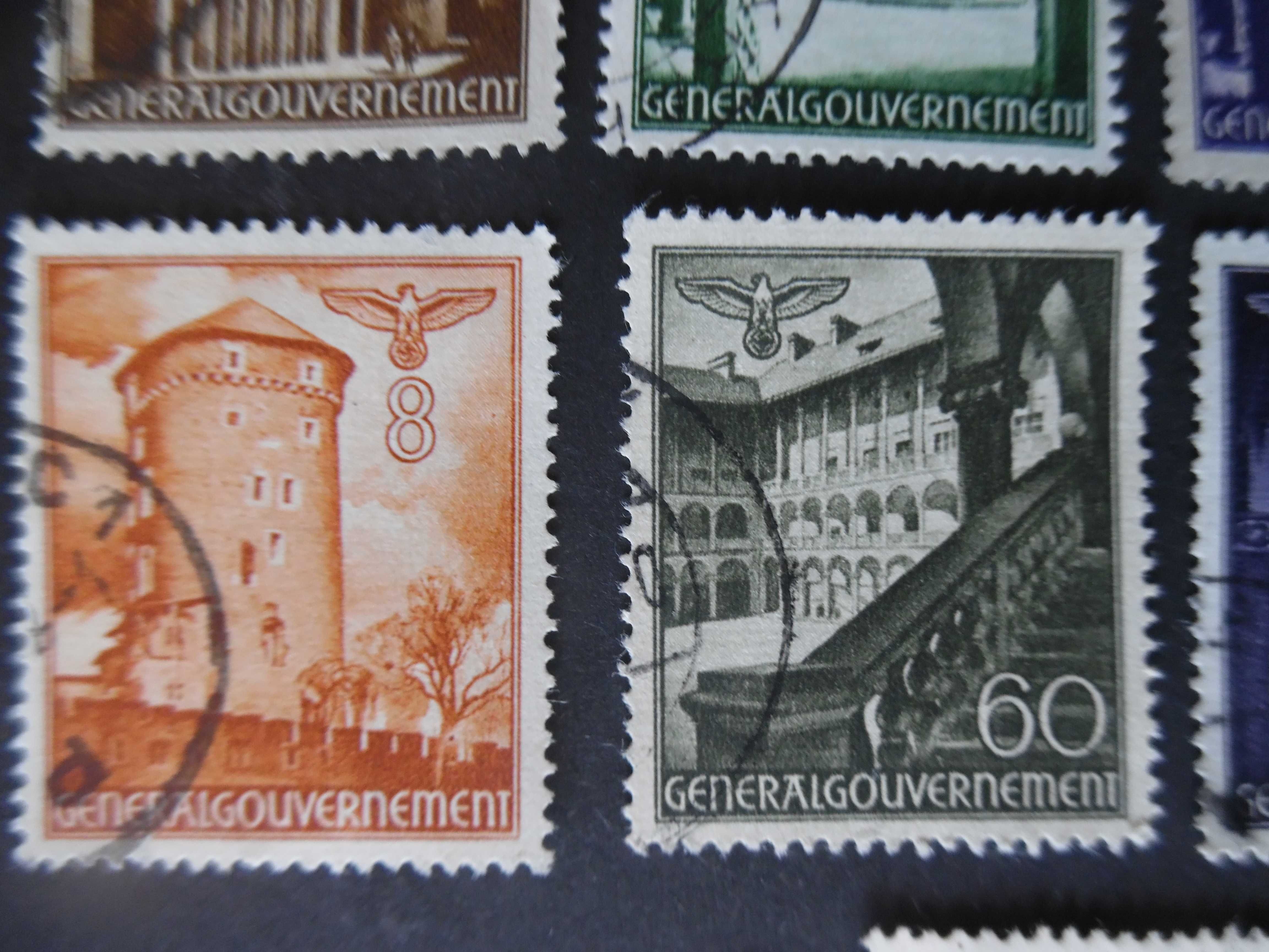 Selos Alemanha Nazi 1933/1945-Monumentos usados C/ Pequena Suástica