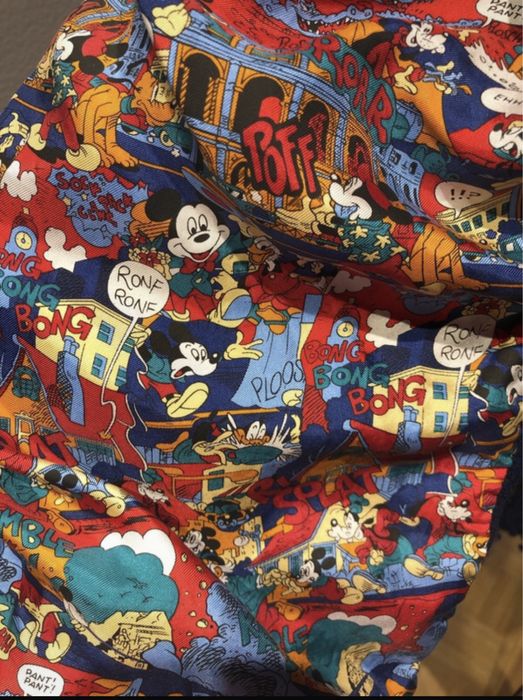 Szalik szal w stylu vintage lata 90 disney mickey unikat