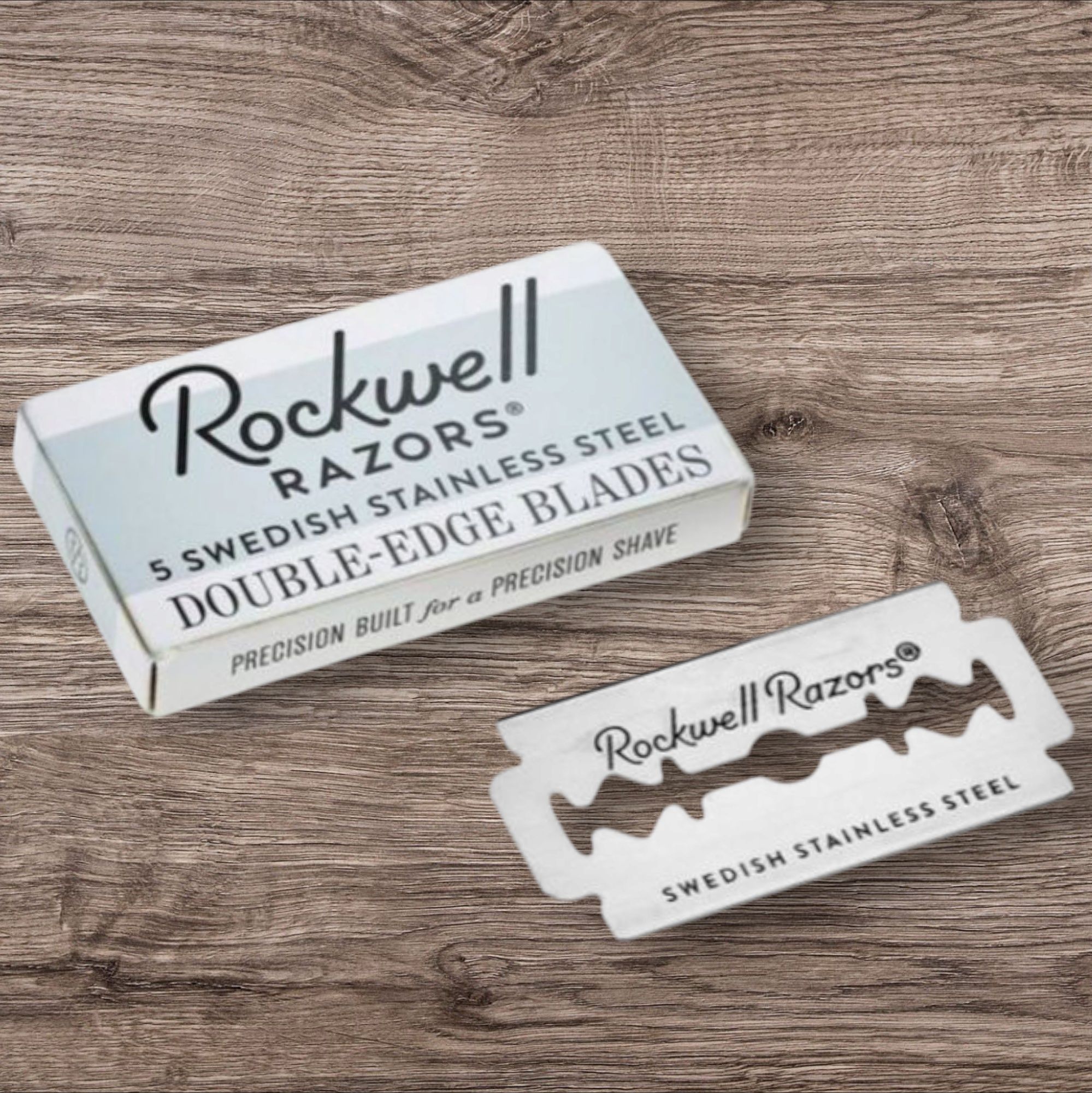 Бритва Rockwell 6C White Chrome + леза