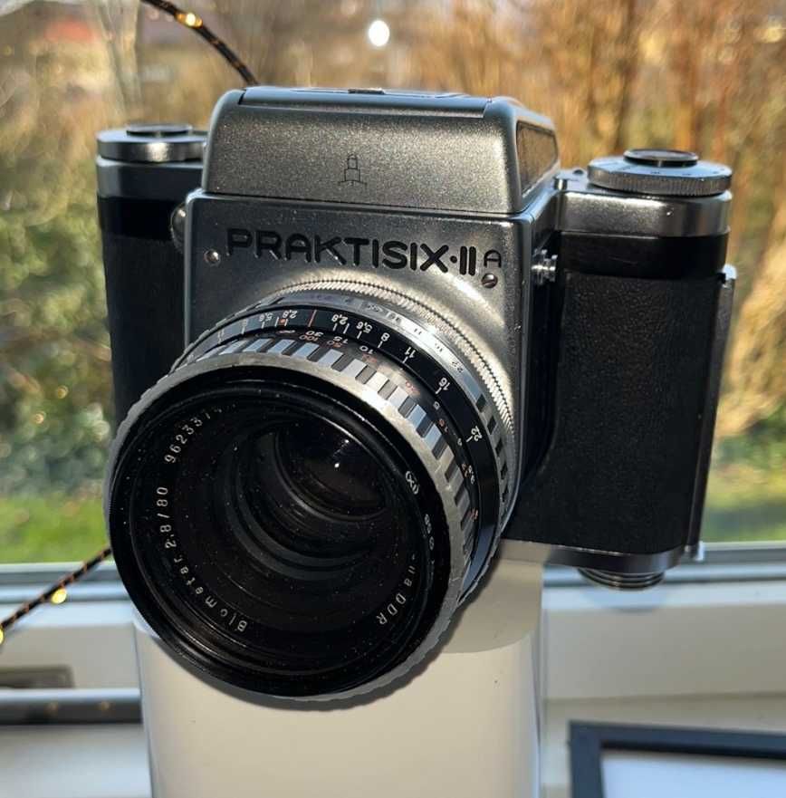 Câmera Analógica Médio Formato Pentacon Six Praktisix IIa1 Filme 120