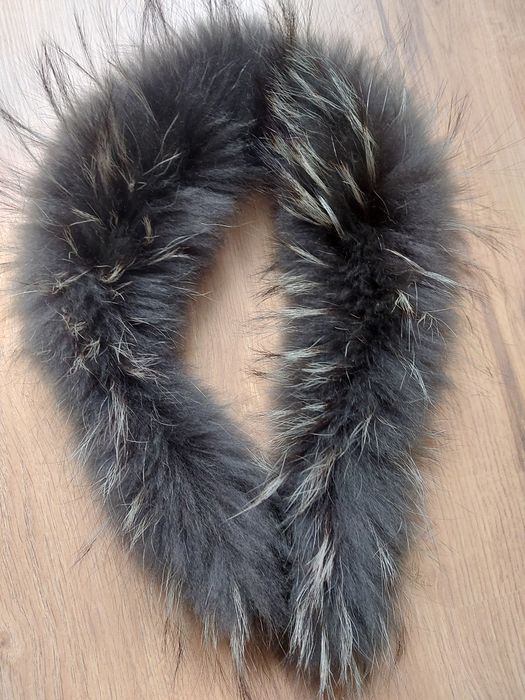 Obszycie kaptura jenot naturalny 75 cm