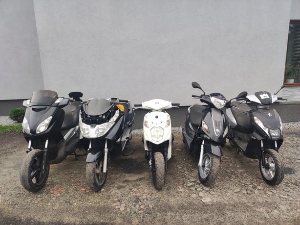 Skuter z Francji Yamaha Piaggio sym peugeot pakiet